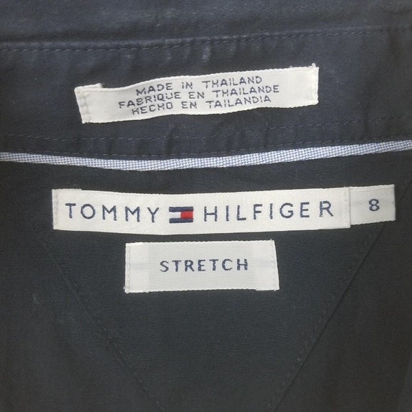 Tommy Hilfiger sleeveless collar button up blouse - Picture 5 of 5